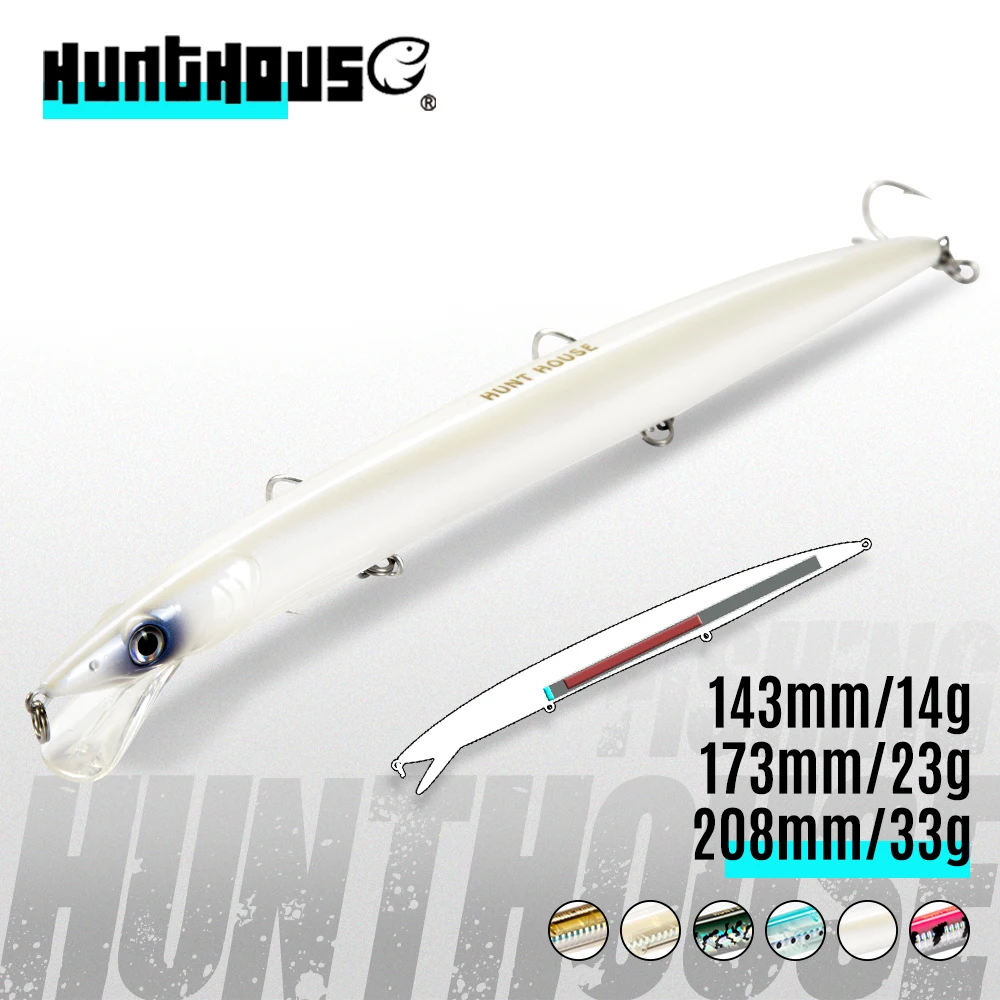 Hunthouse savage gear jerk floating minnow 143/173/208mm 14/23/33g sandeel fishing lure wobblers minnow for fishing sea bass
Hunthouse savage gear jerk floating minnow 143/173/208mm 14/23/33g sandeel fishing lure wobblers minnow for fishing sea bass