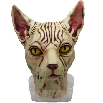 Cat mask Latex Full head Masks Overhead animal Scary Monster Cosplay Props Halloween Creature Larp Costume Gollum
Cat mask Latex Full head Masks Overhead animal Scary Monster Cosplay Props Halloween Creature Larp Costume Gollum