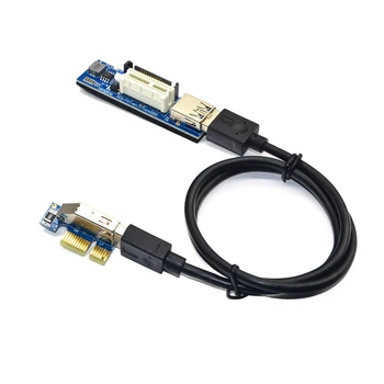 PCI-E X1 Extender PCI Express USB 3.0 Adapter Raiser PCIE 1X Riser Card USB 3.0 PCI-E SATA PCI E Riser PCI Express X1 to X1 Slot
PCI-E X1 Extender PCI Express USB 3.0 Adapter Raiser PCIE 1X Riser Card USB 3.0 PCI-E SATA PCI E Riser PCI Express X1 to X1 Slot