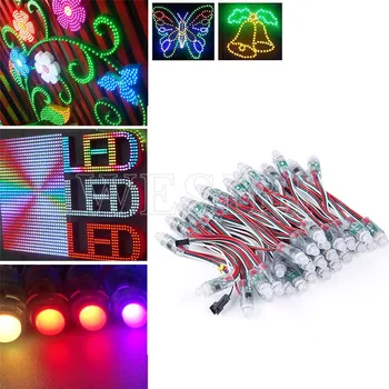 50Pcs/lot 12mm WS2811 2811 IC RGB LED Pixels Module String Lights IP68 5V for Advertisement/Holidays/Chrismas
50Pcs/lot 12mm WS2811 2811 IC RGB LED Pixels Module String Lights IP68 5V for Advertisement/Holidays/Chrismas
