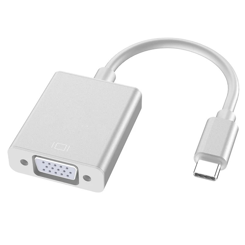 USB C to VGA Adapter USB 3.1 Type C to VGA Converter for MacBook Pro for Dell XPS 13/15 for Surface Book 2 Compact and portable
USB C to VGA Adapter USB 3.1 Type C to VGA Converter for MacBook Pro for Dell XPS 13/15 for Surface Book 2 Compact and portable