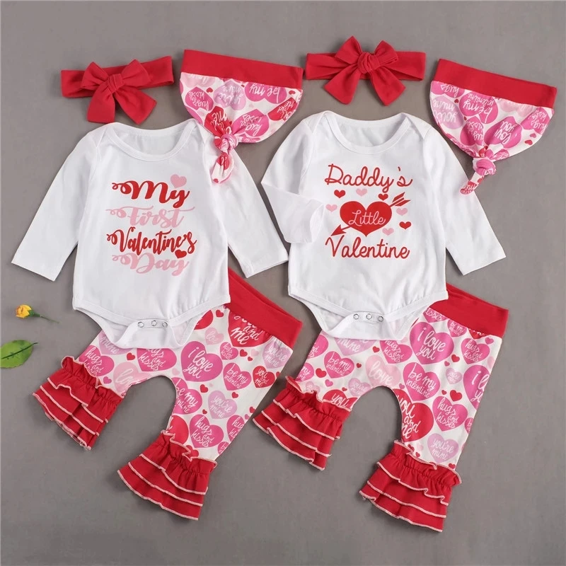2020 New Baby Valentine´s Day Suit Round Neck Long Sleeve Heart Print Romper Trousers Suit
2020 New Baby Valentine´s Day Suit Round Neck Long Sleeve Heart Print Romper Trousers Suit