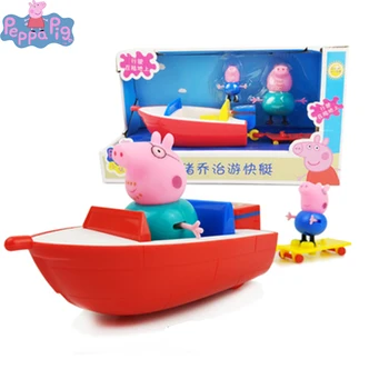 Peppa Pig Toy Grandpa Pig Speedboat DIY Anime Figure George Family Set Action Figure Model Kids Toys for Children Birthday Gifts
Peppa Pig Toy Grandpa Pig Speedboat DIY Anime Figure George Family Set Action Figure Model Kids Toys for Children Birthday Gifts