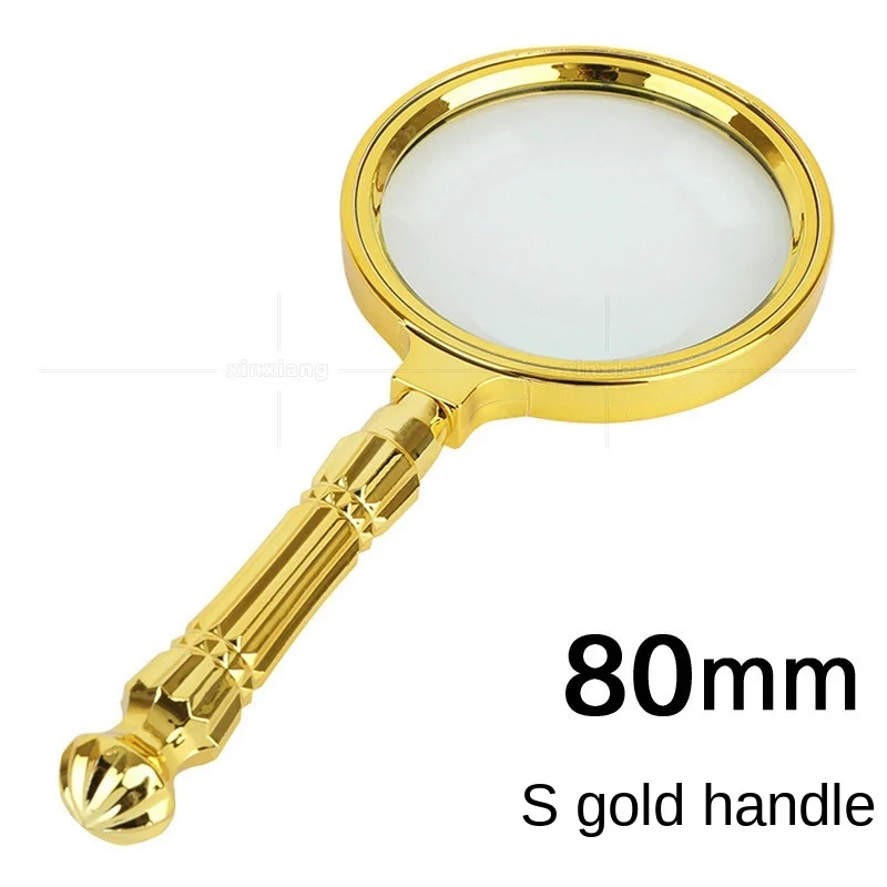 Portable 10 times local tyrant gold magnifying glass wholesale optical lens gift exhibition market stalls hot sales 
Portable 10 times local tyrant gold magnifying glass wholesale optical lens gift exhibition market stalls hot sales