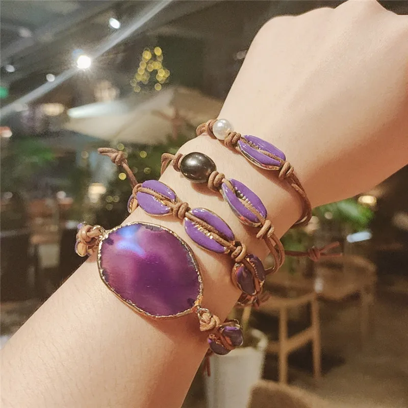 SEDmart Stone Shell Charm Bracelets for Women with Adjustable Rope Chain Pearl Beads Charm Bracelet Bohemian Beach Jewelry
SEDmart Stone Shell Charm Bracelets for Women with Adjustable Rope Chain Pearl Beads Charm Bracelet Bohemian Beach Jewelry