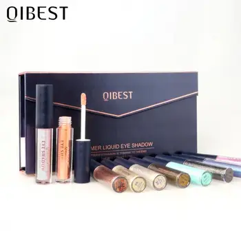 QIBEST 10 Pcs/Set eyeshadow Glitter Eye Shadow Diamond Pearlescent Liquid the shadows waterproof palette of shadows cosmetics
QIBEST 10 Pcs/Set eyeshadow Glitter Eye Shadow Diamond Pearlescent Liquid the shadows waterproof palette of shadows cosmetics