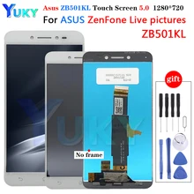 Écran tactile Lcd Asus Zenfone Lite ZB501KL, 5.0 pouces, panneau d'affichage tactile, capteur de verre=