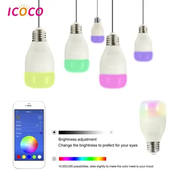 16 Million Color Display 4 Lighting Scenario Timer Switch Adjustable Brightness Remote Control Timing Intelligent Wifi Bulb
16 Million Color Display 4 Lighting Scenario Timer Switch Adjustable Brightness Remote Control Timing Intelligent Wifi Bulb