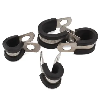 Rubber Cushioned Stainless Steel Hose Clamp Cable Clamp Metal Clamp Tube Holder for Tube Cord Installation
Rubber Cushioned Stainless Steel Hose Clamp Cable Clamp Metal Clamp Tube Holder for Tube Cord Installation