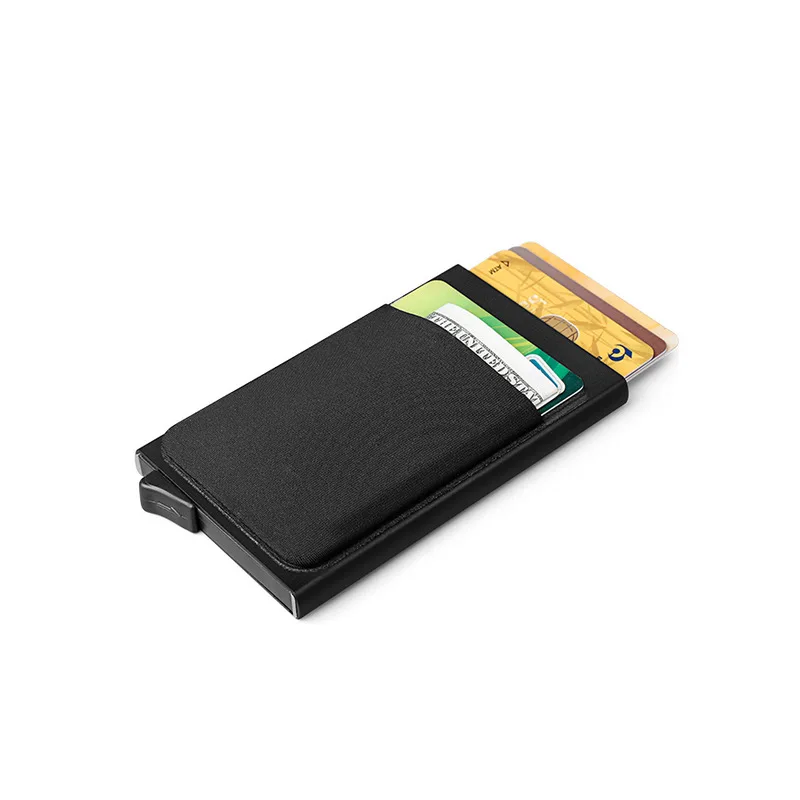 Aluminum Wallet With Elasticity Back Pocket ID Card Holder Rfid Blocking Mini Slim Wallet Automatic Pop up Credit Card Case Box
Aluminum Wallet With Elasticity Back Pocket ID Card Holder Rfid Blocking Mini Slim Wallet Automatic Pop up Credit Card Case Box