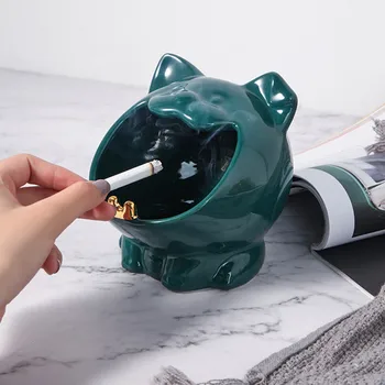 Nordic Pottery Animal Dog Ashtray Creative Personality Living Room Coffee Table Desktop Multifunction Storage Decoration X5355
Nordic Pottery Animal Dog Ashtray Creative Personality Living Room Coffee Table Desktop Multifunction Storage Decoration X5355