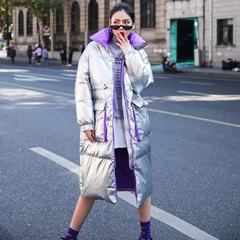 2019 New Winter Jacket Women Thick Warm Long Down Parkas Female White Duck Down Jacket Coat Loose Winter Coat Women Outwear
2019 New Winter Jacket Women Thick Warm Long Down Parkas Female White Duck Down Jacket Coat Loose Winter Coat Women Outwear