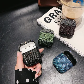 Glitter Rhinestone Case For Airpods Pro Bluetooth Wireless Earphone Gradient Shiny Girly Cover For AirPods 2 1 Charging Box Case
Glitter Rhinestone Case For Airpods Pro Bluetooth Wireless Earphone Gradient Shiny Girly Cover For AirPods 2 1 Charging Box Case
