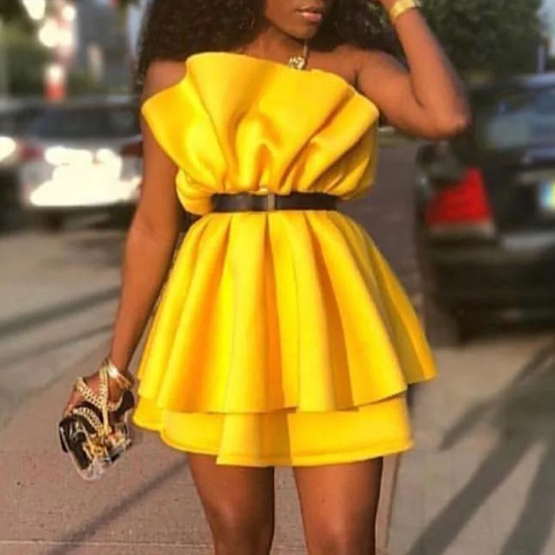 Women Mini Dresses Sexy Evening Club Night Dress Plus Size Slash Neck Off the Shoulder Backless Plain Pleated Dresses Vestidos
Women Mini Dresses Sexy Evening Club Night Dress Plus Size Slash Neck Off the Shoulder Backless Plain Pleated Dresses Vestidos