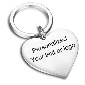 Customized Keychains Heart Shape for lovers Stainless steel Wedding Promotion Gift with Engraved logo
Customized Keychains Heart Shape for lovers Stainless steel Wedding Promotion Gift with Engraved logo
