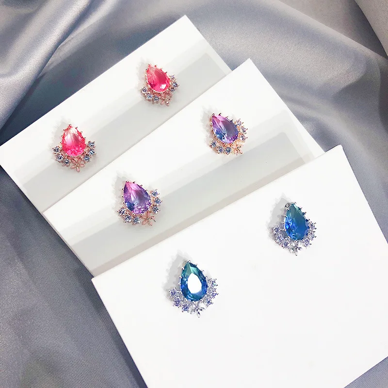 2019 New Fashionable Female Earring Personality Drop Delicate Multicolor Crystal Style Contracted Metal Flower Female Ear Stud
2019 New Fashionable Female Earring Personality Drop Delicate Multicolor Crystal Style Contracted Metal Flower Female Ear Stud