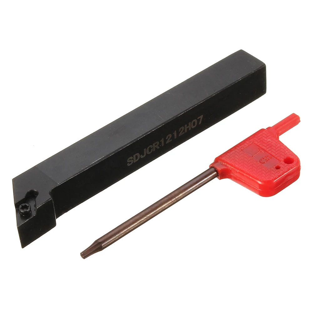 S12M-SDUCR07 SDJCR/SDJCL/SDNCN1212H07 Lathe Holder Turning Tool + 4Pcs DCMT0702 Inserts + 4Pcs T8 Wrenches
S12M-SDUCR07 SDJCR/SDJCL/SDNCN1212H07 Lathe Holder Turning Tool + 4Pcs DCMT0702 Inserts + 4Pcs T8 Wrenches