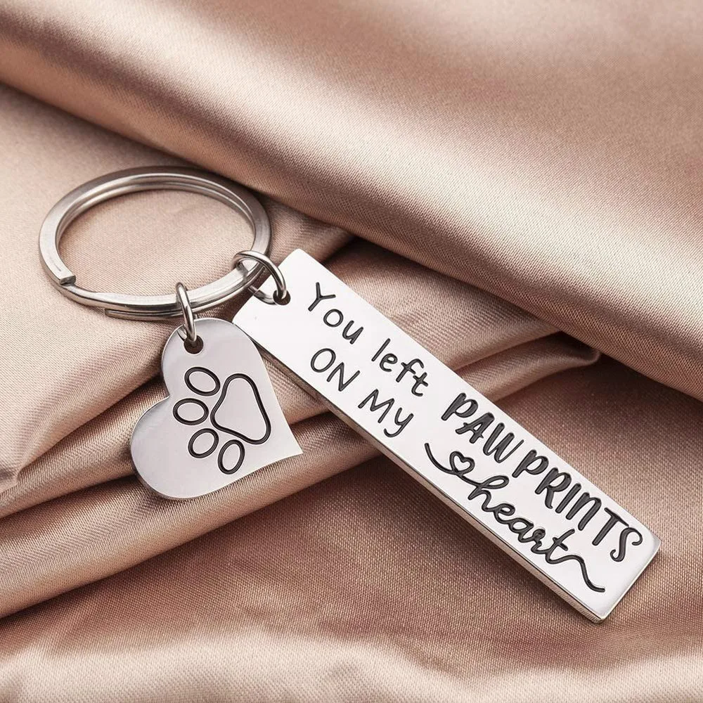 Pte Memorial Gift Loss of Pet Dog Cat Made Memorial Keychains Pet Dog Cat Collar DIY Crafts You Left Paw Prints on My Hearts
Pte Memorial Gift Loss of Pet Dog Cat Made Memorial Keychains Pet Dog Cat Collar DIY Crafts You Left Paw Prints on My Hearts