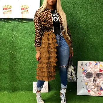 Leopard Jacket Women Patchwork Mesh Pleated Design Spring 2020 Coat Casual Outwear Ladies Camouflage Jackets Oversize Fashion XL
Leopard Jacket Women Patchwork Mesh Pleated Design Spring 2020 Coat Casual Outwear Ladies Camouflage Jackets Oversize Fashion XL