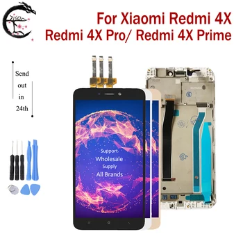 5" LCD With Frame For Xiaomi Redmi 4X LCD Display Screen Touch Sensor Digitizer Assembly Redmi4x pro / Prime Display Replacement
5" LCD With Frame For Xiaomi Redmi 4X LCD Display Screen Touch Sensor Digitizer Assembly Redmi4x pro / Prime Display Replacement