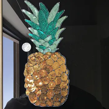 1pc patches Sequined patch big Motif applique pineapple patches for clothing accessories stickers Embroidered patches
1pc patches Sequined patch big Motif applique pineapple patches for clothing accessories stickers Embroidered patches