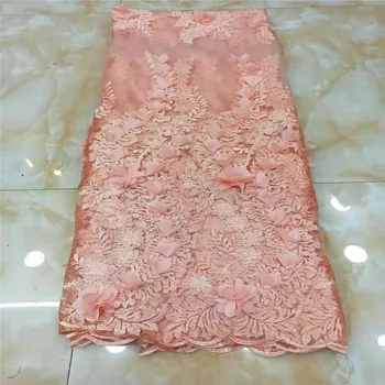 pink african lace fabric 2019 high quality lace french mesh fabric 3D handmade flowers nigerian swiss lace fabrics for dress 
pink african lace fabric 2019 high quality lace french mesh fabric 3D handmade flowers nigerian swiss lace fabrics for dress
