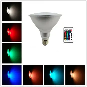 20W Par38 LED RGB Spotlight Bulb Outdoors Led Floodlight Water-Resistant Color Changing Magic Light with Remote Controller
20W Par38 LED RGB Spotlight Bulb Outdoors Led Floodlight Water-Resistant Color Changing Magic Light with Remote Controller