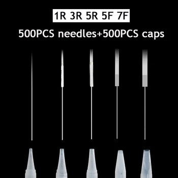 500pcs 1R 3R 5R 5F 7F PMU Tattoo Needles and Needle Tips for Permanent Makeup Eyebrow Machine Needle Kit Professional Sterilized
500pcs 1R 3R 5R 5F 7F PMU Tattoo Needles and Needle Tips for Permanent Makeup Eyebrow Machine Needle Kit Professional Sterilized