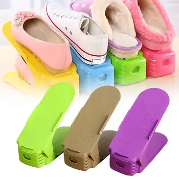 Adjustable Dual Layer Detachable Stand Shoes Holder Storage Rack Shelf Organizer DIY Creative Simple Plastic Double Shoes Shelf
Adjustable Dual Layer Detachable Stand Shoes Holder Storage Rack Shelf Organizer DIY Creative Simple Plastic Double Shoes Shelf
