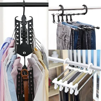Multifunction Magic Clothes Hangers Closet Organizer Space Saving Clothes Rack Multi-function Folding Clothes Drying Rack
Multifunction Magic Clothes Hangers Closet Organizer Space Saving Clothes Rack Multi-function Folding Clothes Drying Rack