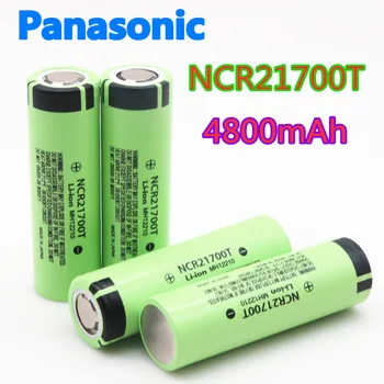 Panasonic 21700 NCR21700T lithium rechargeable battery 4800mAh 3.7 V 40A high-discharge battery high-drain Li-ion battery
Panasonic 21700 NCR21700T lithium rechargeable battery 4800mAh 3.7 V 40A high-discharge battery high-drain Li-ion battery