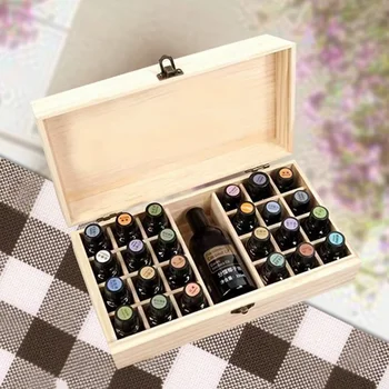 25 Slots Wooden Essential Oils Box Solid Wood Case Holder Aromatherapy Bottles Storage Organizer For Home
25 Slots Wooden Essential Oils Box Solid Wood Case Holder Aromatherapy Bottles Storage Organizer For Home