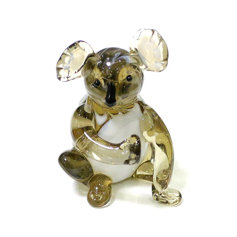 Cute Animal Statue Murano Glass Koala Bear Mini Figurine Craft Ornaments Home Desk Decor Collection Birthday Party Gift For Kids
Cute Animal Statue Murano Glass Koala Bear Mini Figurine Craft Ornaments Home Desk Decor Collection Birthday Party Gift For Kids