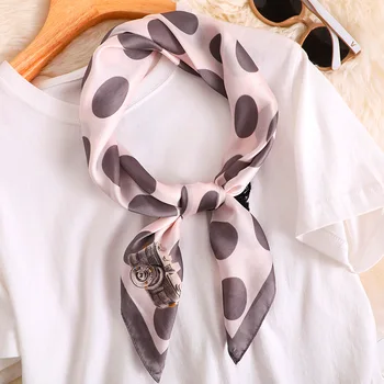 2020 Fashion Girl Kerchief New Silk Feeling Small Square Scarfs 70cm X 70cm Big Dot Design Neck Accessories
2020 Fashion Girl Kerchief New Silk Feeling Small Square Scarfs 70cm X 70cm Big Dot Design Neck Accessories