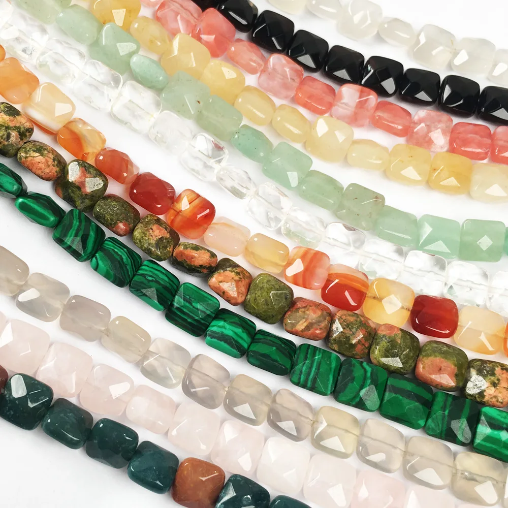 25Pcs Natural Stone Beads Section Square Semi-precious Punch Loose Beads For Jewelry Making DIY Necklace Bracelet Accessory
25Pcs Natural Stone Beads Section Square Semi-precious Punch Loose Beads For Jewelry Making DIY Necklace Bracelet Accessory