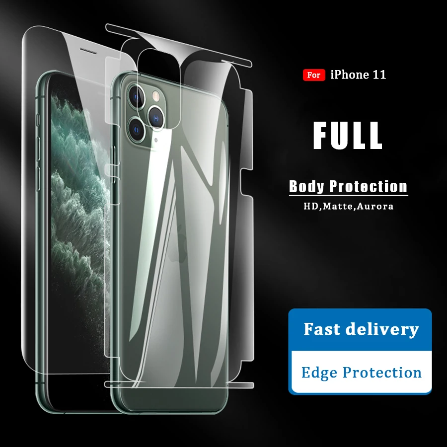 Front&Back Full Body Protect Screen Protector Invisible Transparent Back Protector HD Matte Full Cover Edge Protection Not Glass
Front&Back Full Body Protect Screen Protector Invisible Transparent Back Protector HD Matte Full Cover Edge Protection Not Glass