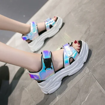Sexy Women Sport Sandals Wedge Hollow Out Women Sandals Outdoor Cool Platform Women Beach Summer Shoes High Heel Sandals
Sexy Women Sport Sandals Wedge Hollow Out Women Sandals Outdoor Cool Platform Women Beach Summer Shoes High Heel Sandals
