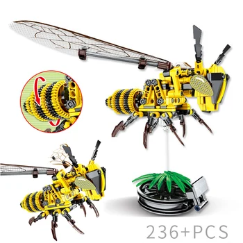 Technic Bricks Simulated Insect Building Blocks Compatible Animals City Kids Toys Educationa Bee Dragonfly For Children
Technic Bricks Simulated Insect Building Blocks Compatible Animals City Kids Toys Educationa Bee Dragonfly For Children