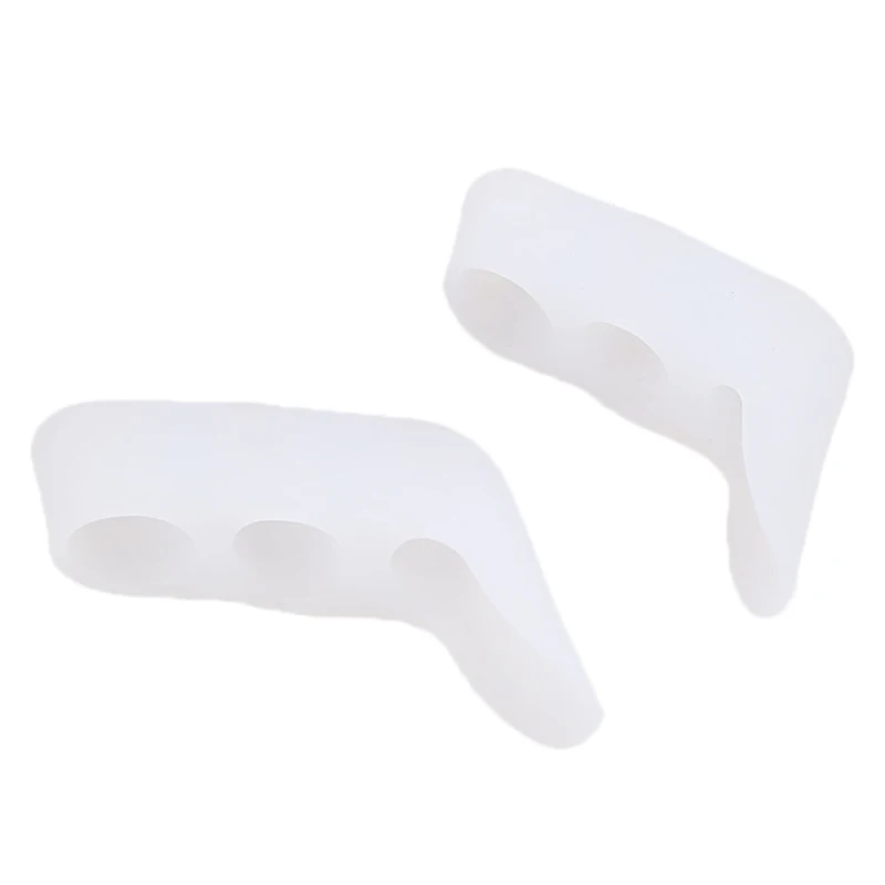 Pinky Toe Separators With 3 Loops Pack Of 2 Soft Gel Straightener Corrector Adjuster Foot Pinky Toe Separators With 3 Loops Pack Of 2 Soft Gel Straightener Corrector Adjuster Foot