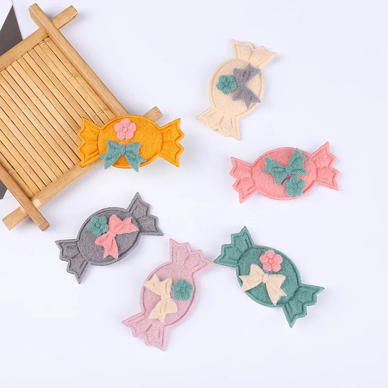 20pcs/lot 5*2.5cm bowknot Padded appliques for headwear decoration handmade hair clip accessories
20pcs/lot 5*2.5cm bowknot Padded appliques for headwear decoration handmade hair clip accessories