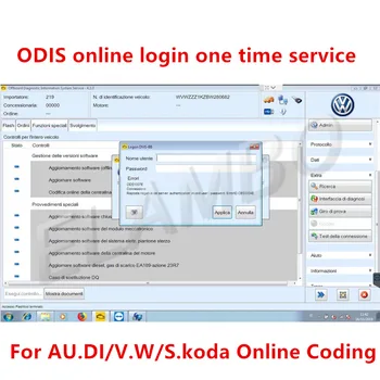 ODIS Online Coding Account Login best price for Audi Software 4.3.3 for VAS Diagnostic Interface VAS5054A 4.4.1 VAS6154
ODIS Online Coding Account Login best price for Audi Software 4.3.3 for VAS Diagnostic Interface VAS5054A 4.4.1 VAS6154
