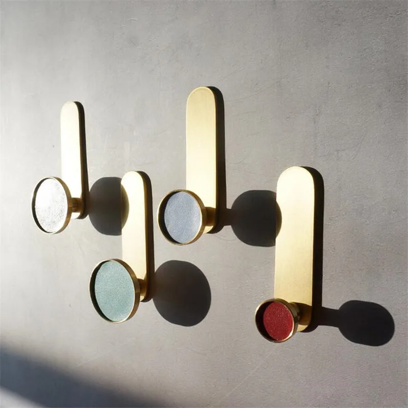 Nordic Brass Leather Decoration Nail-free Hook Free Punching Bathroom Hooks Door Behind Clothes Hat Hanger
Nordic Brass Leather Decoration Nail-free Hook Free Punching Bathroom Hooks Door Behind Clothes Hat Hanger