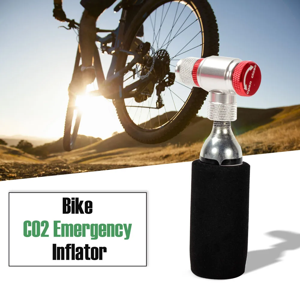 Bike Manual Inflator Cartridge Valve CO2 Inflator Cartridge Adapter Presta Schrader Valve Compatible
Bike Manual Inflator Cartridge Valve CO2 Inflator Cartridge Adapter Presta Schrader Valve Compatible