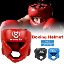 Kick Boxing Helmet PU Fully Covered Headgear for Kids Adults Head Guard for Karate Muay Thai MMA Free Fight Training equipmen
Kick Boxing Helmet PU Fully Covered Headgear for Kids Adults Head Guard for Karate Muay Thai MMA Free Fight Training equipmen