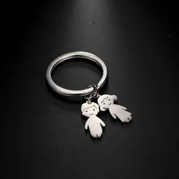 COOLTIME Stainless Steel Key Chain Pendant For Children Boys Girls Accessories Buckle Fashion Family Keychain 
COOLTIME Stainless Steel Key Chain Pendant For Children Boys Girls Accessories Buckle Fashion Family Keychain