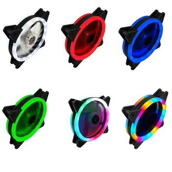 12CM LED RGB Lights PC Computer Fan Anti-Vibration Rubber Heatsink Cooler CPU Cooling Fan
12CM LED RGB Lights PC Computer Fan Anti-Vibration Rubber Heatsink Cooler CPU Cooling Fan