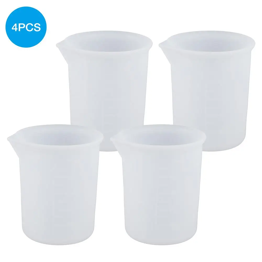 4PCS/Set Silicone Measuring Cup DIY Handmade Tool With Scale 100ML High Quality Silicone Corrosion Resistant Quick Delivery
4PCS/Set Silicone Measuring Cup DIY Handmade Tool With Scale 100ML High Quality Silicone Corrosion Resistant Quick Delivery