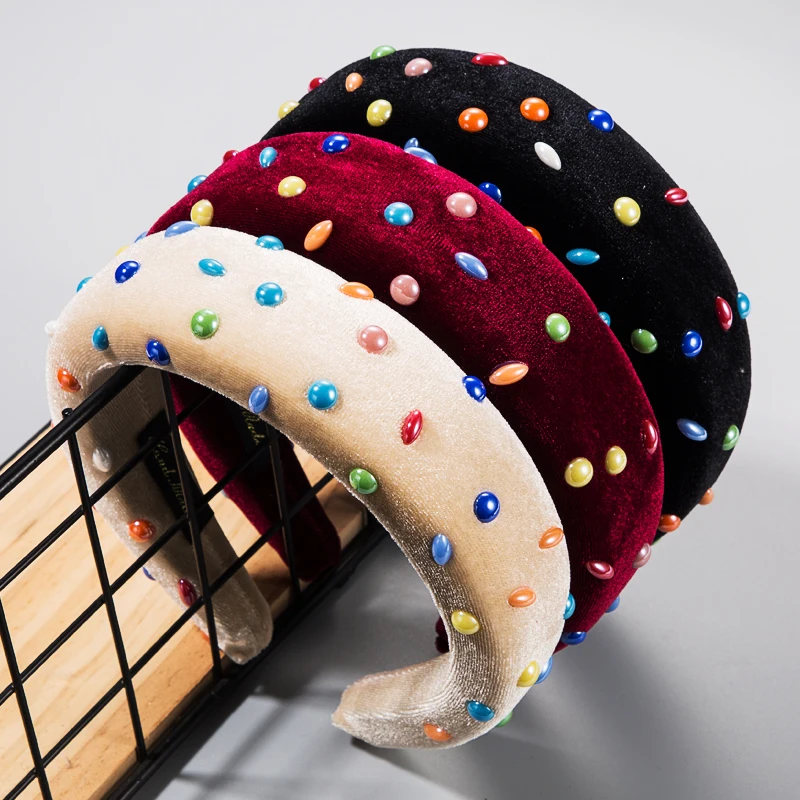 Za Korean and European Hot Selling Hair Band for Woman Velvet Round and Water Drop Color Resin Accessory Thick Sponge Head Bands
Za Korean and European Hot Selling Hair Band for Woman Velvet Round and Water Drop Color Resin Accessory Thick Sponge Head Bands
