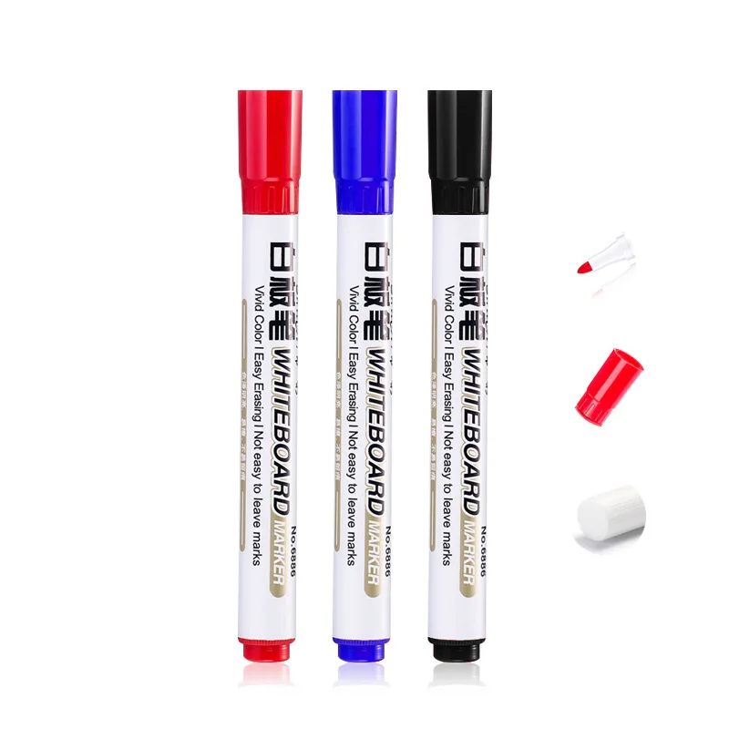 10 Piece Set Children Easy to Wipe Red and Blue Black and White with Pattern Whiteboard Pen Ink Water-Based Big Head Marking Pen
10 Piece Set Children Easy to Wipe Red and Blue Black and White with Pattern Whiteboard Pen Ink Water-Based Big Head Marking Pen