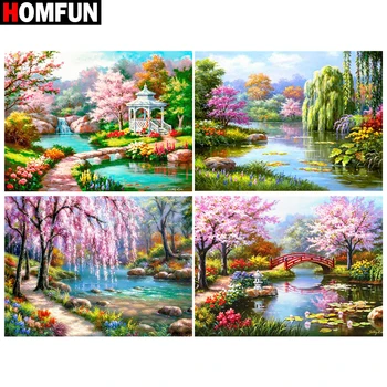 HOMFUN 5D Diamond Pattern Rhinestone Needlework Diy Diamond Painting Cross Stitch "beautiful scenery" Diamond Embroidery
HOMFUN 5D Diamond Pattern Rhinestone Needlework Diy Diamond Painting Cross Stitch "beautiful scenery" Diamond Embroidery